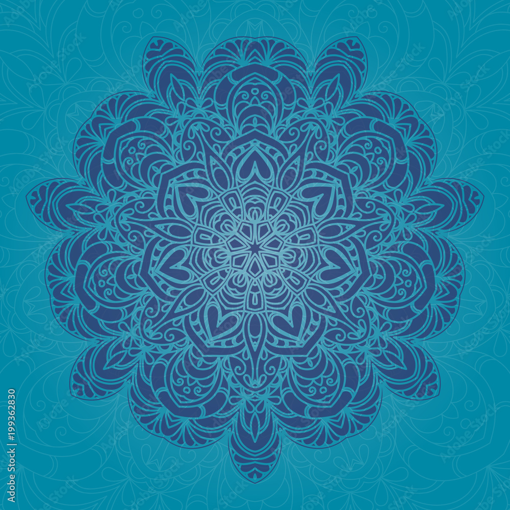 Hand drawn decorative mandala Hand drawn decorative mandala