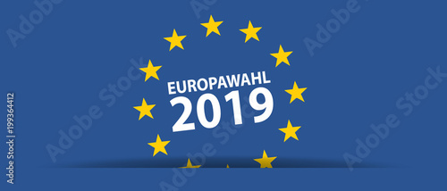 Europawahl 2019 - Vektor Illustration photo