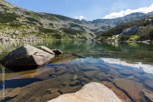 Amazing Landscape with The Long Lake, Pirin Mountain, Bulgaria