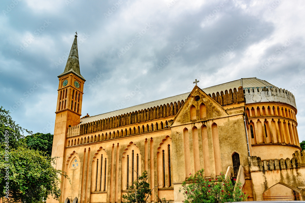 Old Slave Market/Anglican Cathedral in Stone Town, Zanzibar, Tanzania.