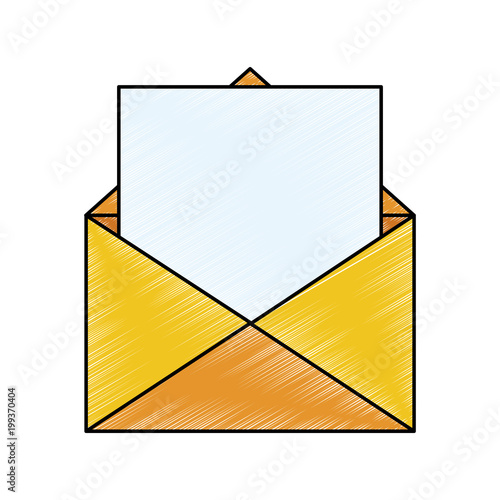 Email envelope symbol vector illustration graphic design