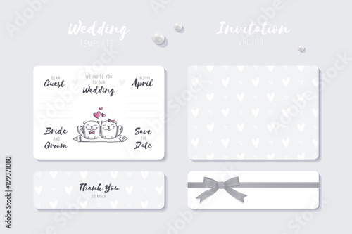 wedding vector template