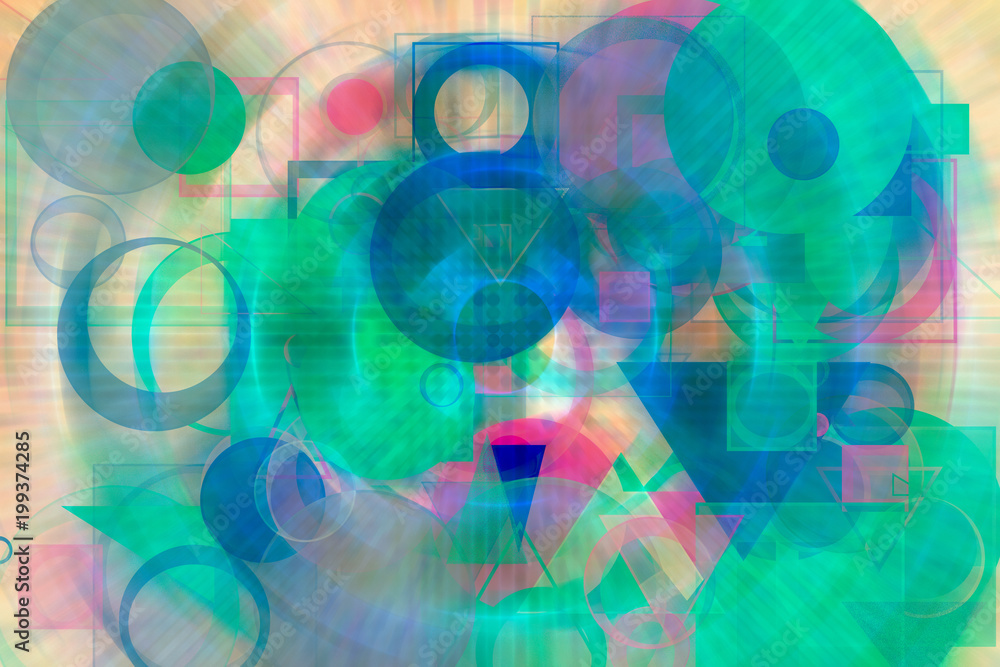 Obraz premium Pattern shape, background or texture for design. Square, soft, backdrop & details.