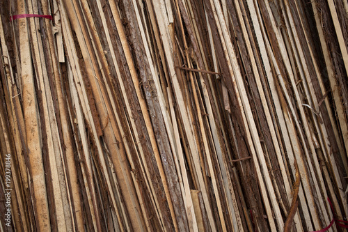 Old wooden batten texture background