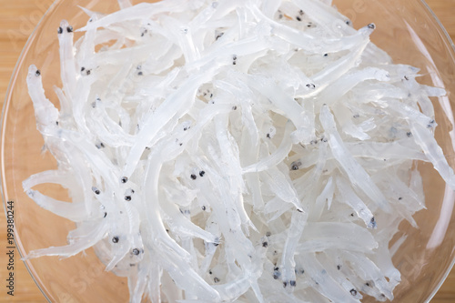 Fresh whitebait. Seafood