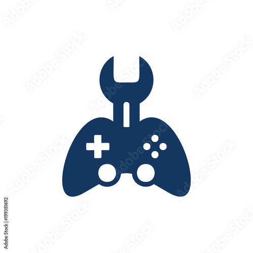Game Repair Logo Icon Design