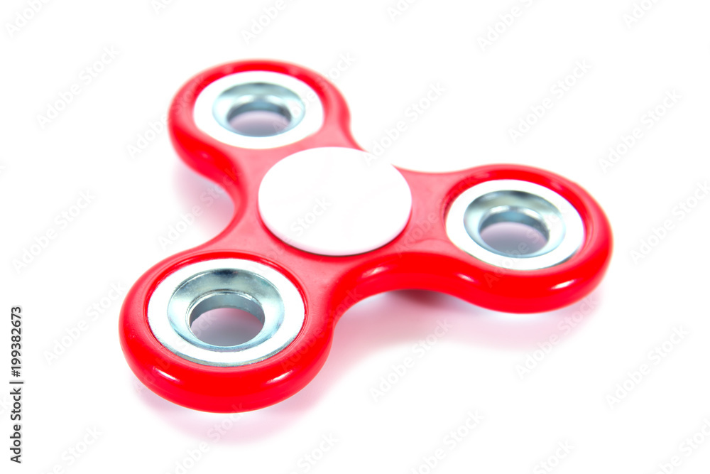 Gradient Red and white spinner isolated on white background Gradient Red and white spinner isolated on white background