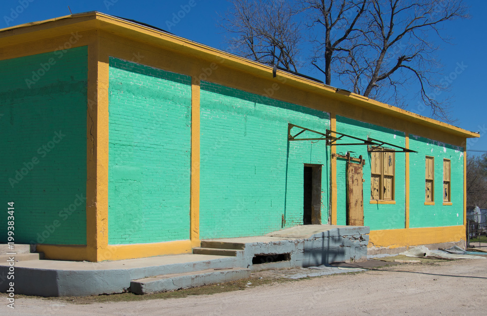 colorful paint helps this old building good fresh again
