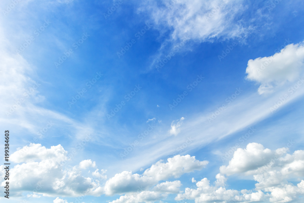 Beautiful fluffy clouds with blue sky background. Beautiful fluffy clouds with blue sky background.