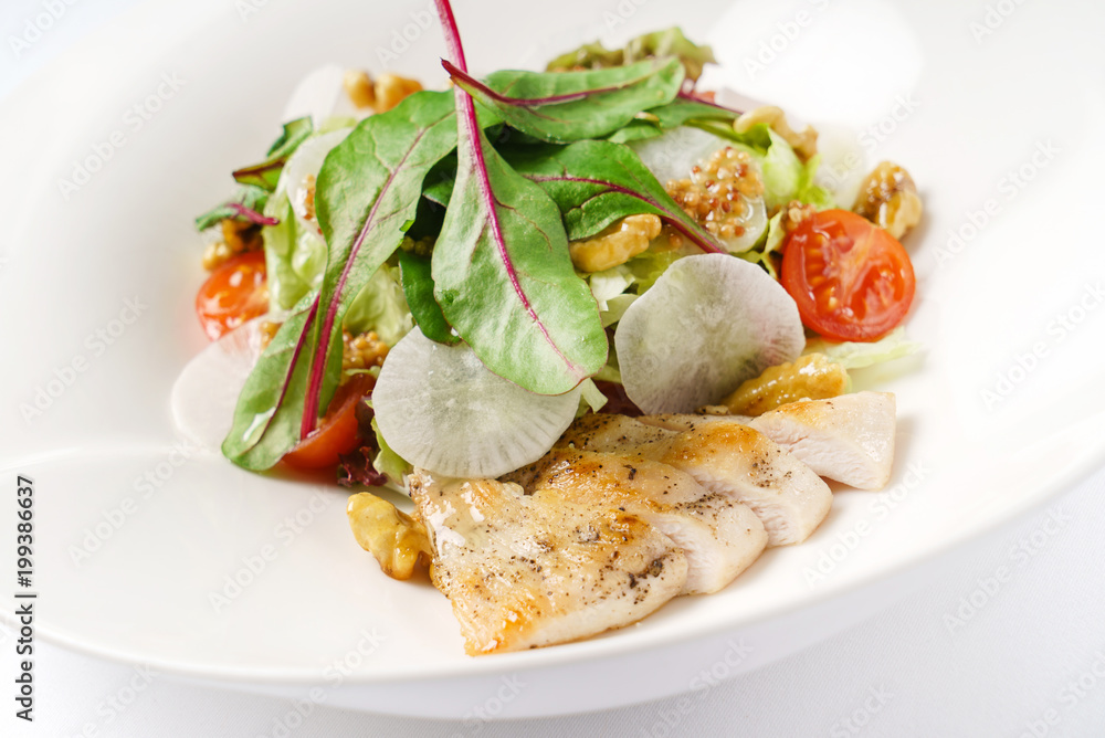 salad with chicken salad with chicken
