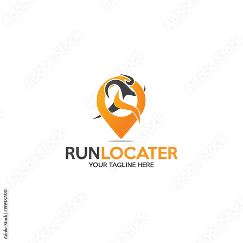 run locater logo template