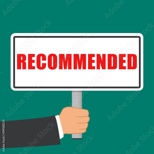  recommended word sign flat concept