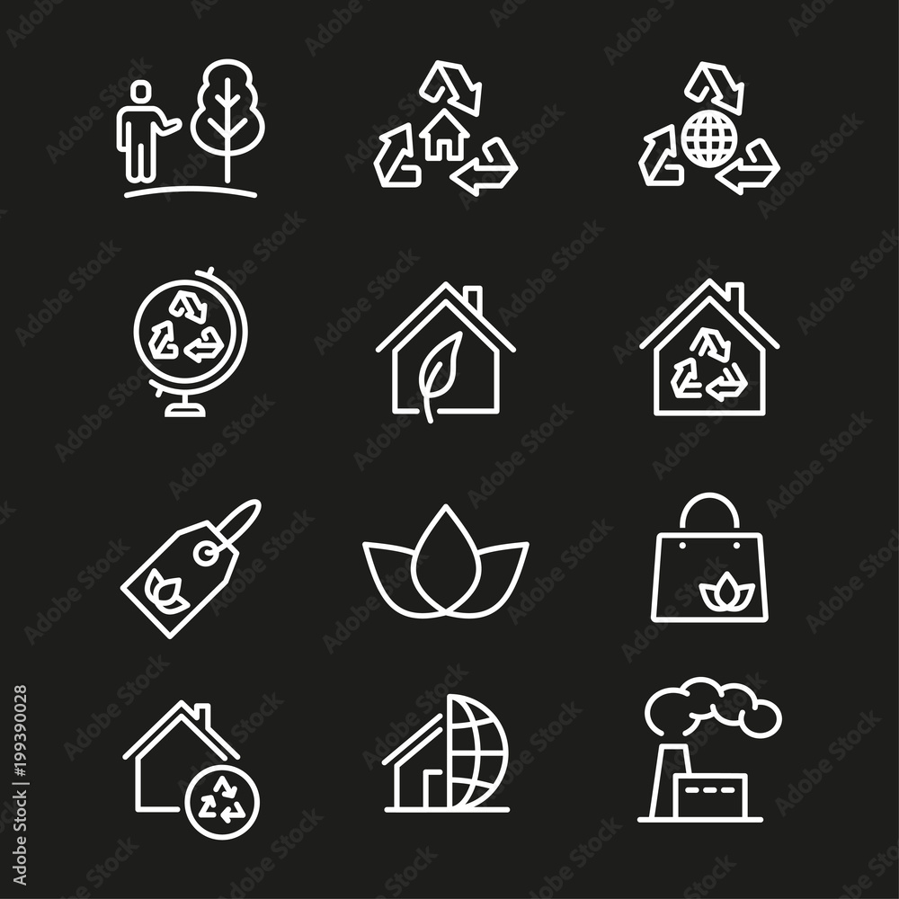Ecology - vector icon. Ecology - vector icon.