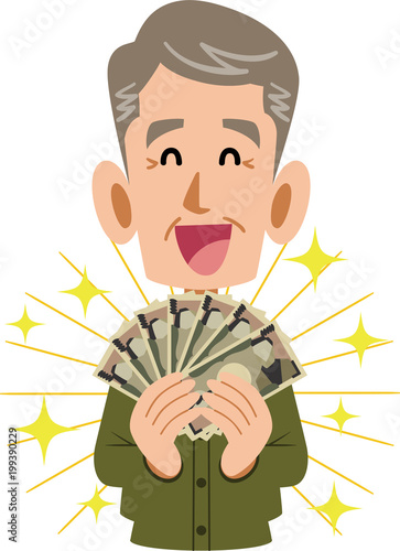 男性とお金　シニア