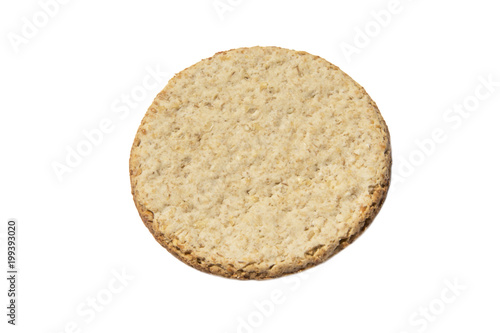  spelt healthy cookie isolated on white background