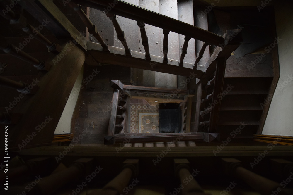 Naklejka premium escalier