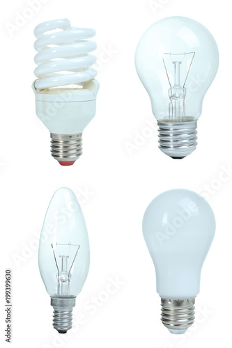 different light bulbs