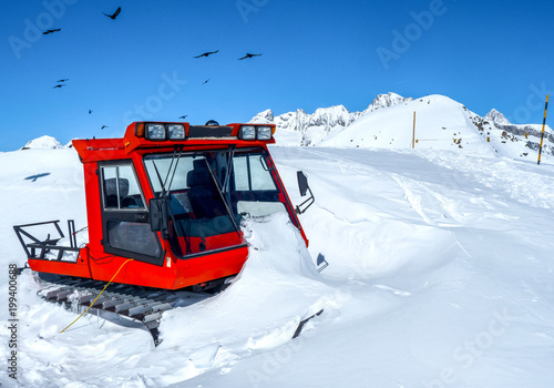 Schneepflug, Aletscharena mit Aletschlgletscher, Eggishorn