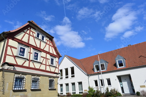 Fachwerkhäuser in Poppenhausen im Landkreis Schweinfurt  © Ilhan Balta
