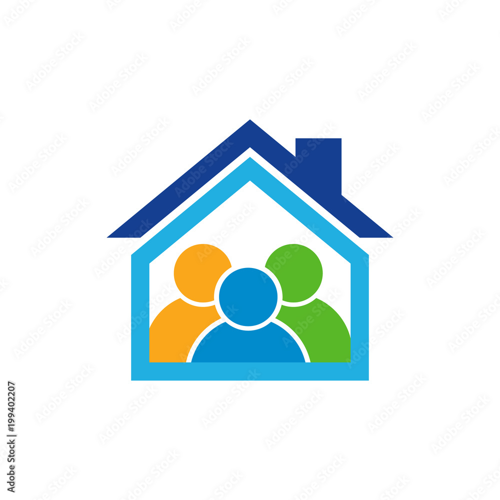 People House Logo Icon Design People House Logo Icon Design