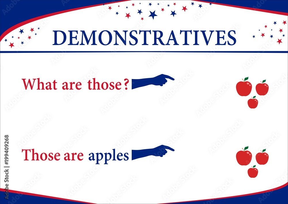 Fototapeta premium demonstratives