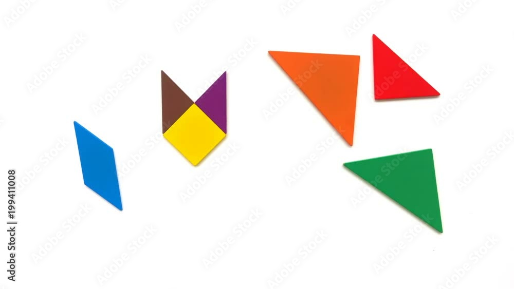 tangram shaped like different poses of cats or foxes group 3 of 3 tangram shaped like different poses of cats or foxes group 3 of 3