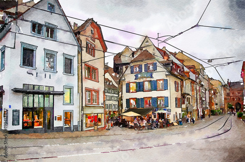 center of Basel, Switzerland