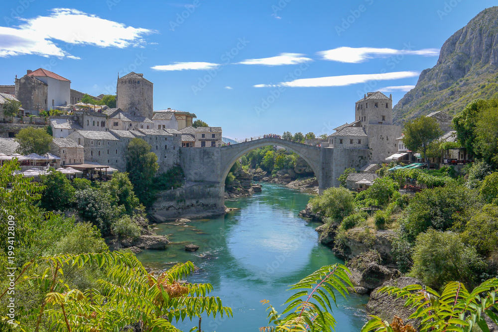 Obraz premium Stari Most, Mostar, Bosnia and Herzegovina.