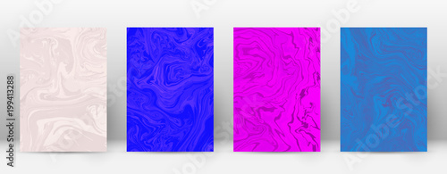 Abstract cover. Modern design template. Admirable suminagashi marble. Minimalistic hipster flyer design. Stylish trendy abstract cover. Vector illustration.