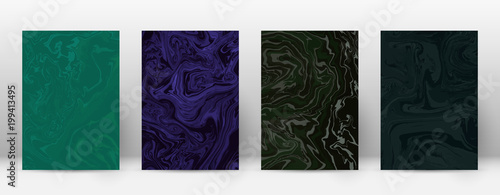 Abstract cover. Modern design template. Admirable suminagashi marble. Minimalistic hipster flyer design. Eminent trendy abstract cover. Vector illustration.