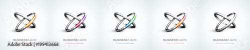 Logo Entreprise Anneaux 3D