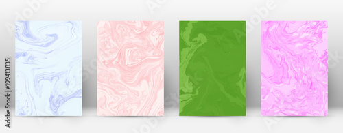 Abstract cover. Modern design template. Admirable suminagashi marble. Minimalistic hipster flyer design. Breathtaking trendy abstract cover. Vector illustration.