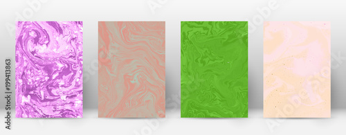 Abstract cover. Modern design template. Admirable suminagashi marble. Minimalistic hipster flyer design. Magnificent trendy abstract cover. Vector illustration.