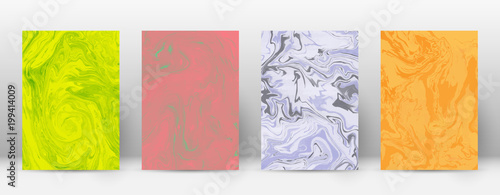 Abstract cover. Modern design template. Admirable suminagashi marble. Minimalistic hipster flyer design. Popular trendy abstract cover. Vector illustration.