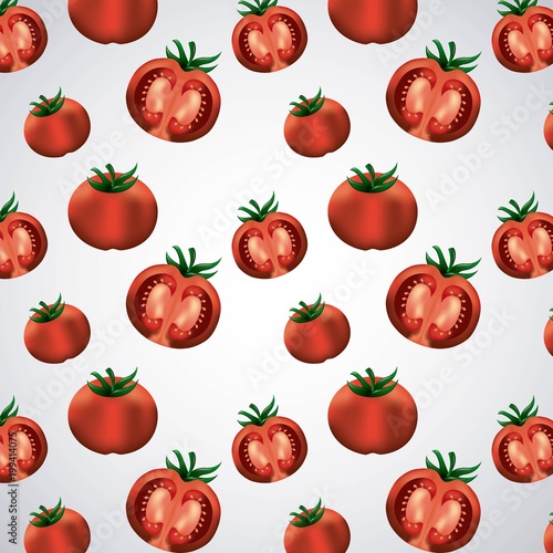 la tomatina half tomatoes smash festival throwing background vector illustration