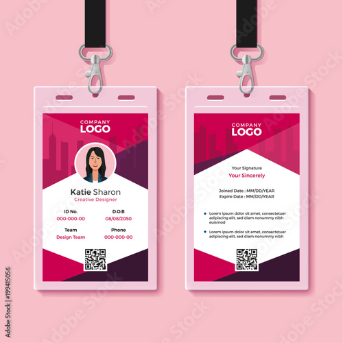Modern Identity Card Design Template