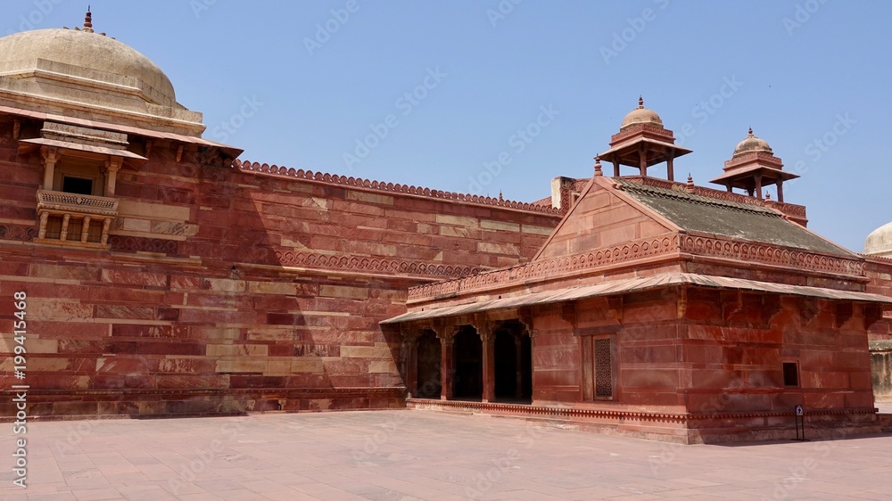 Fototapeta premium Fatehpur Sikri, Mogularchitektur, Mogulhauptstadt