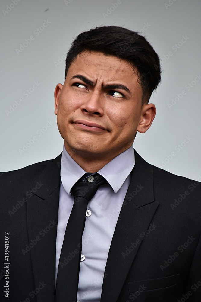 Colombian Business Executive And Confusion Colombian Business Executive And Confusion