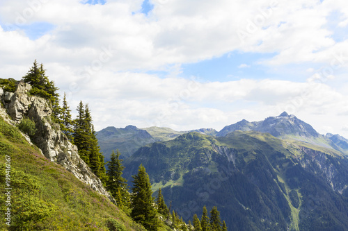 Alps panorama in Montafon, Austria. © Olaf Simon