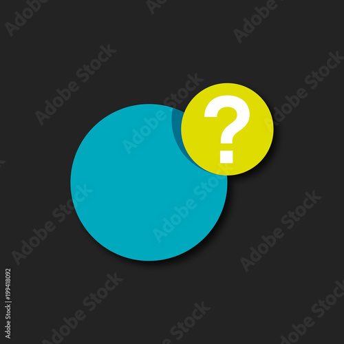 bulle, point d'interrogation