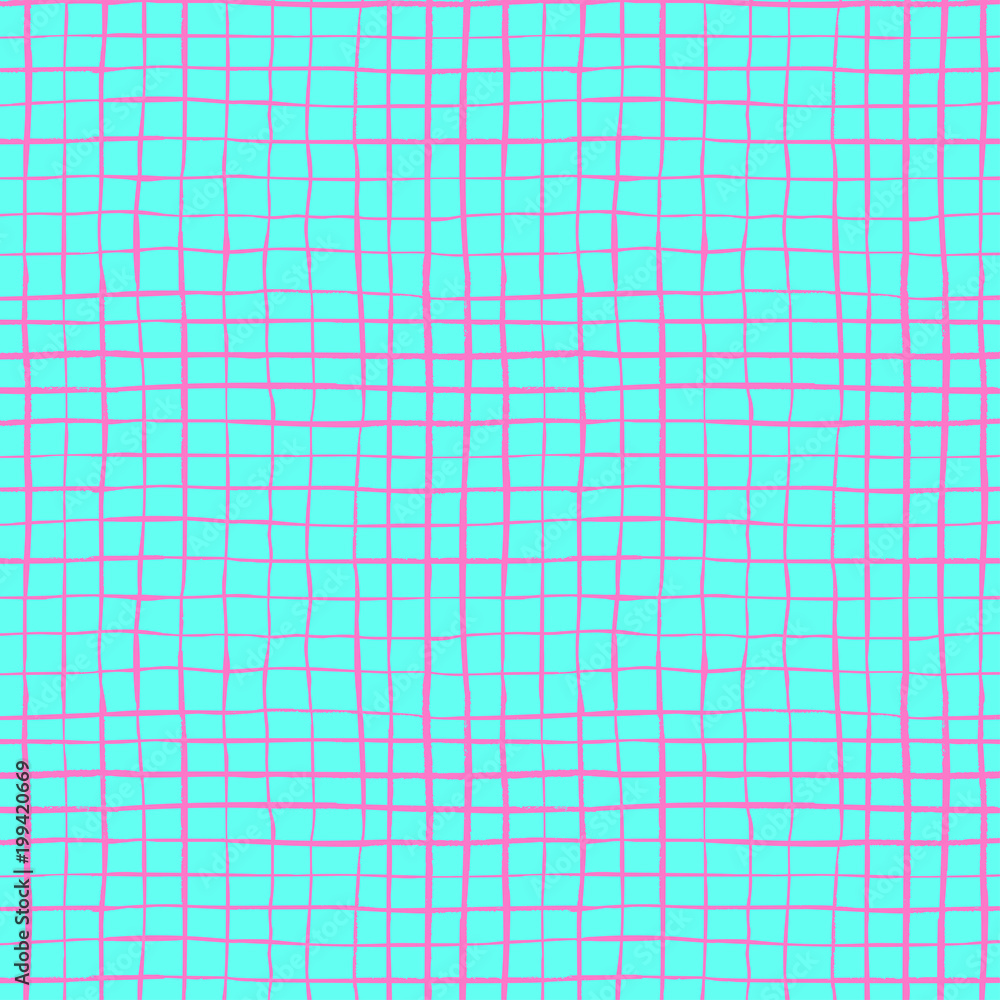 Hand Drawn Plaid Pattern Hand Drawn Plaid Pattern
