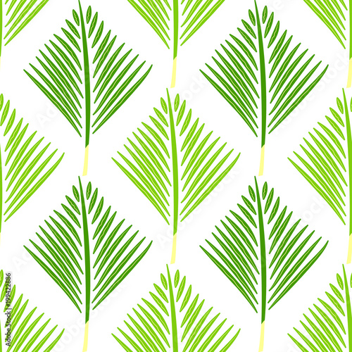 Geometric abstract hand drawn pattern. Vector seamless green wallpaper.