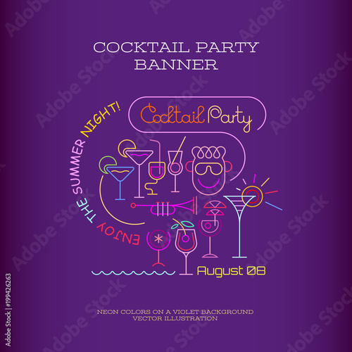 Cocktail Party banner design