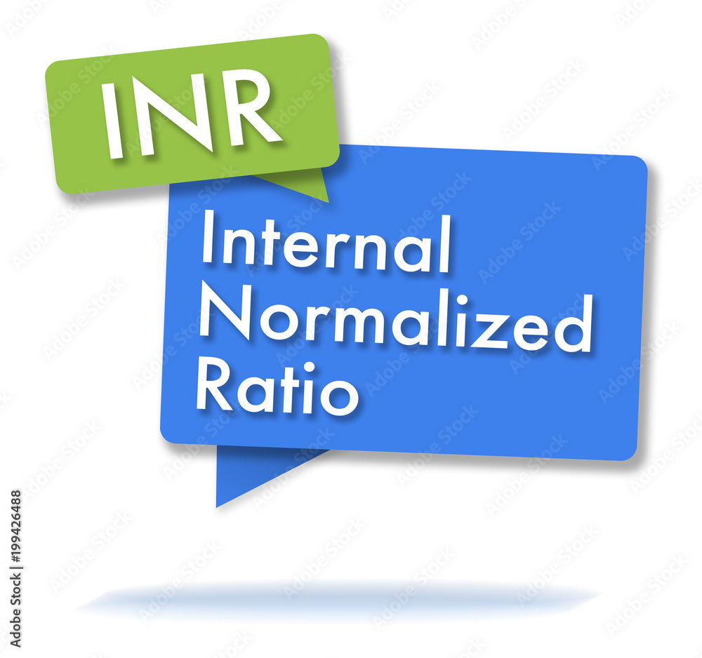 INR initials in colored bubbles INR initials in colored bubbles