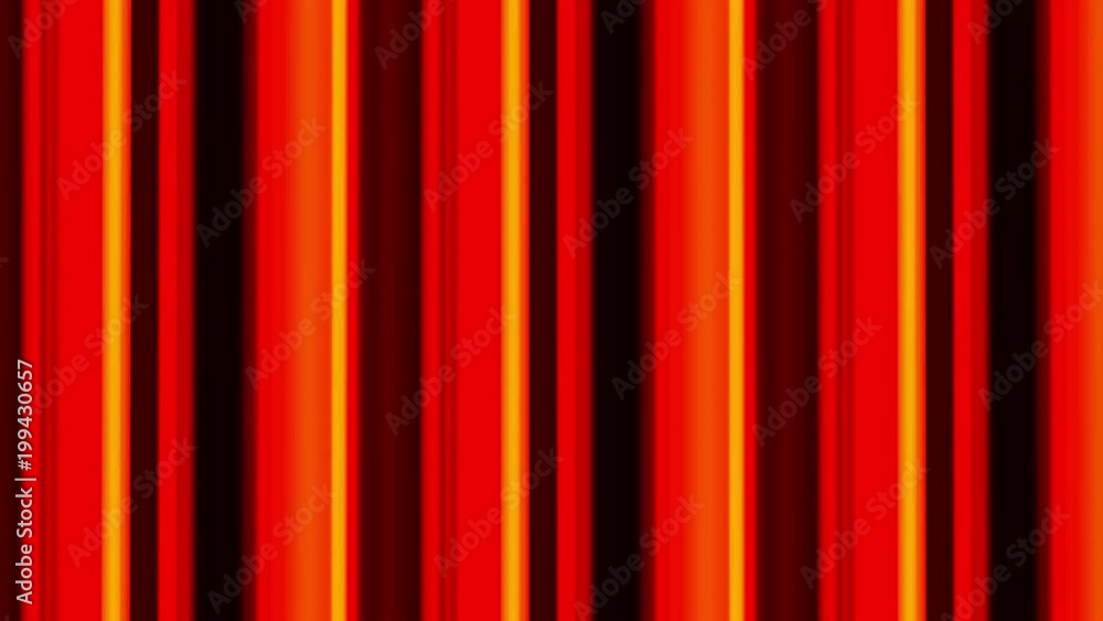 Red and yellow vertical lines moving on black. Animation loop. Striped background. Red and yellow vertical lines moving on black. Animation loop. Striped background.