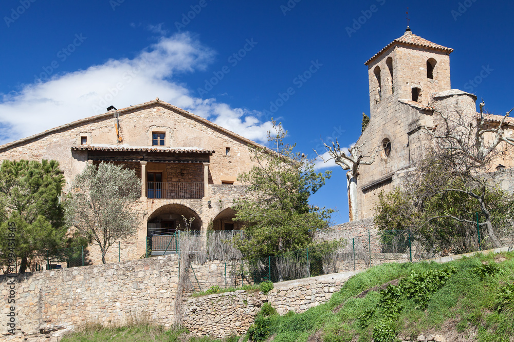 Masia and Church of Talamanca