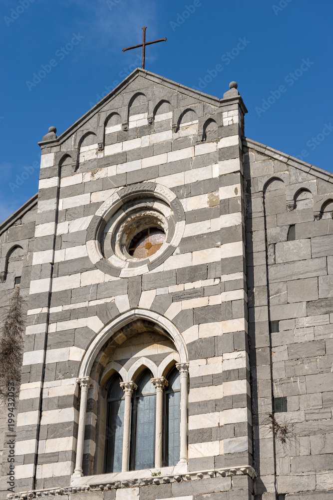 Porto Venere Liguria Italy - Chiesa di San Lorenzo (Church of St. Lawrence) 