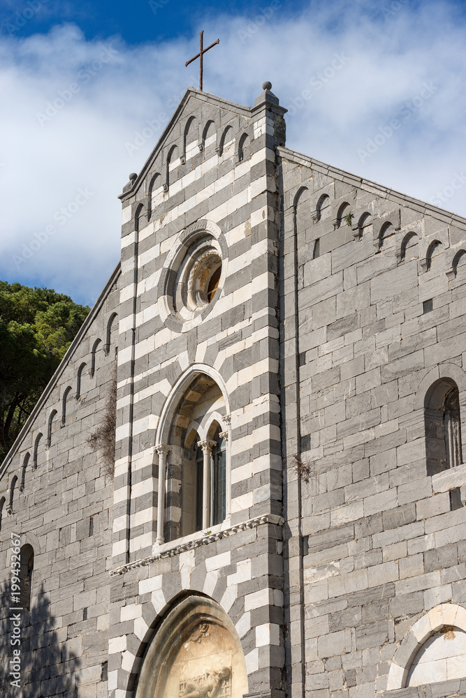 Porto Venere Liguria Italy - Chiesa di San Lorenzo (Church of St. Lawrence)  