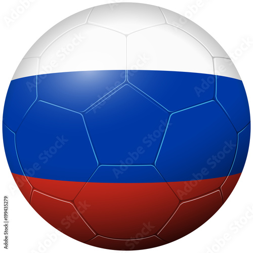 Soccer football - country flag Russia