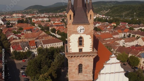 Aerial view of the Evangelical Church photo